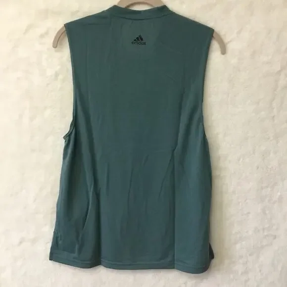 Adidas Raw Green Dash Tank Top - Picture 6 of 7